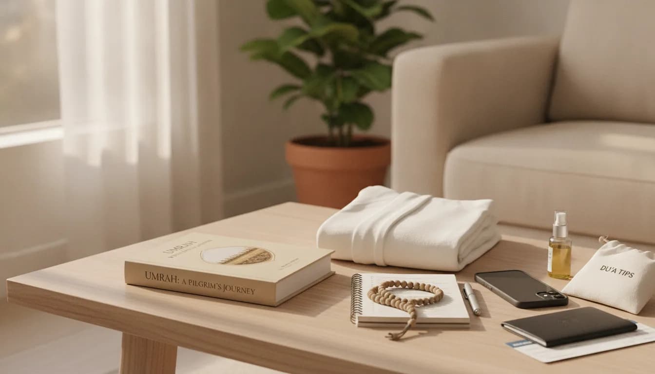 How do I use an umrah guide step by step?